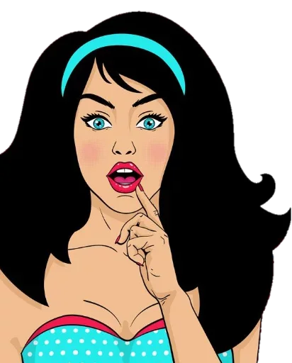 😄 Стикер «Pop ART» для Telegram
