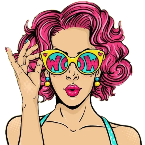 😍 Стикер «Pop ART» для Telegram