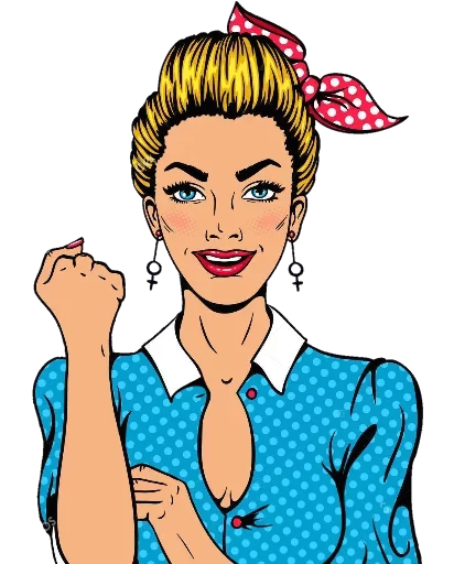 🖕 Стикер «Pop ART» для Telegram