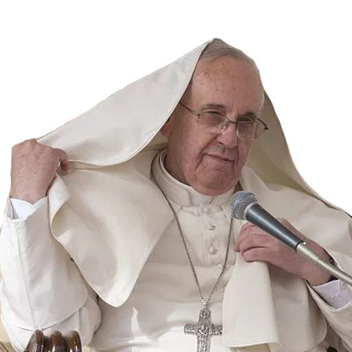 👰 Стикер «Pope Francis» для Telegram