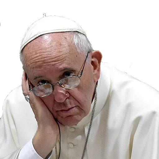 😕 Стикер «Pope Francis» для Telegram