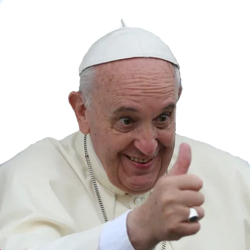👍 Стикер «Pope Francis» для Telegram