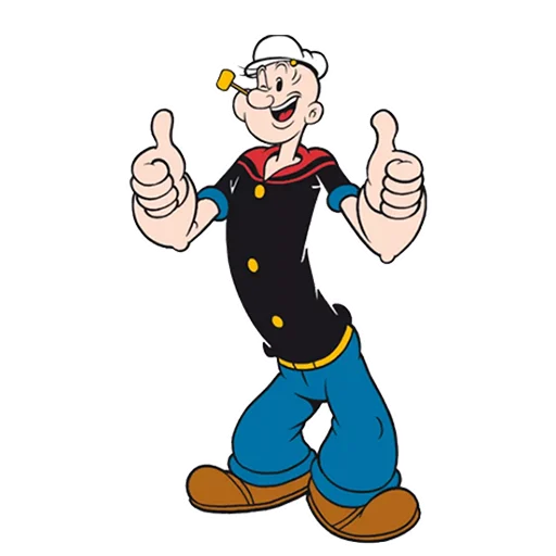 👍 Стикер «Моряк Папай» для Telegram