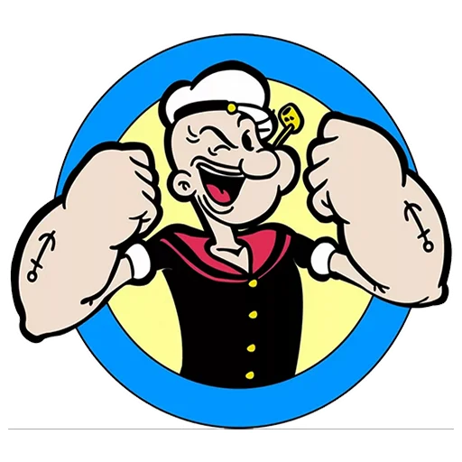 💪 Стикер «Моряк Папай» для Telegram