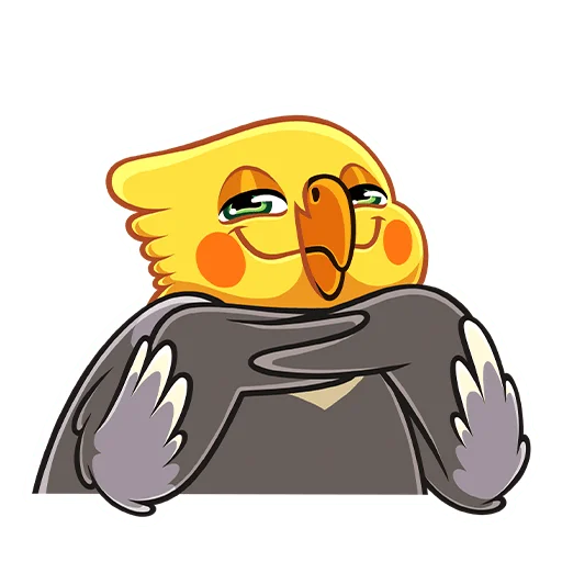 🖕 Стикер «Попугай Попка» для Telegram