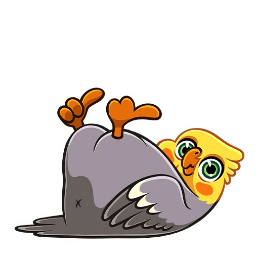 Стикерпак Попугай Попка для Telegram