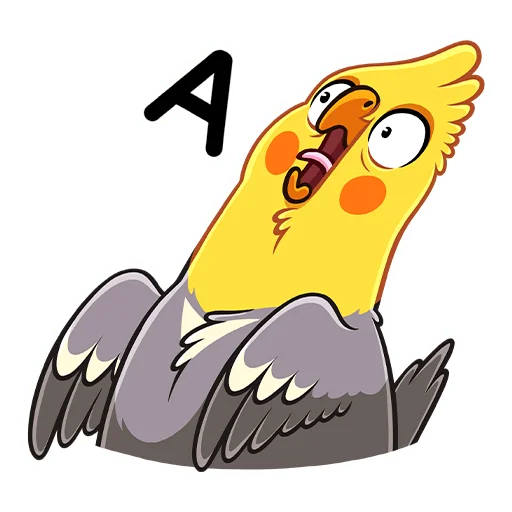 😳 Стикер «Попугай Попка» для Telegram