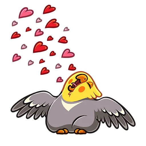 🥰 Стикер «Попугай Попка» для Telegram