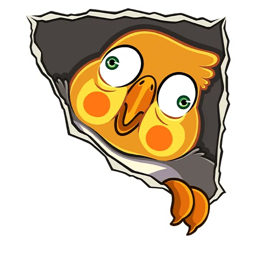 😳 Стикер «Попугай Попка» для Telegram