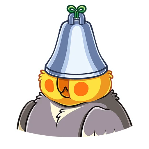 👀 Стикер «Попугай Попка» для Telegram