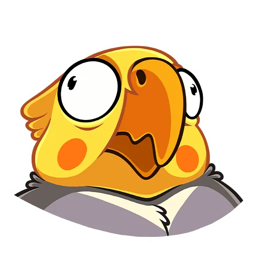 🤪 Стикер «Попугай Попка» для Telegram