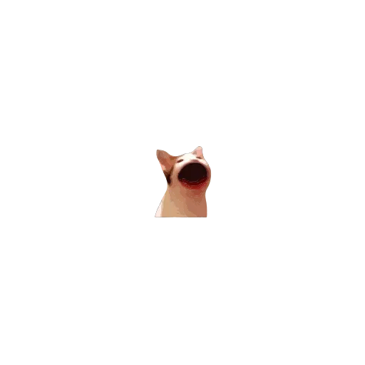 😊 Стикер «popping_cat_animated» для Telegram