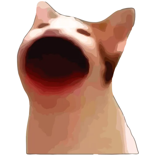 🙃 Стикер «popping_cat_animated» для Telegram