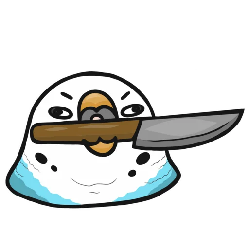 🔪 Стикер «Попуг» для Telegram