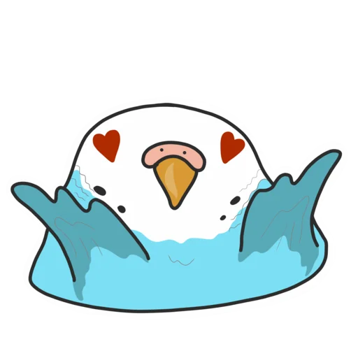 😍 Стикер «Попуг» для Telegram
