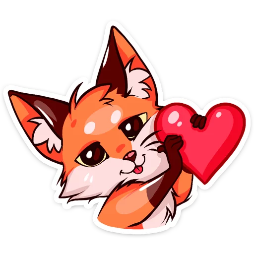 ❤ Стикер «Светленькая Паппи • Poppy Light» для Telegram