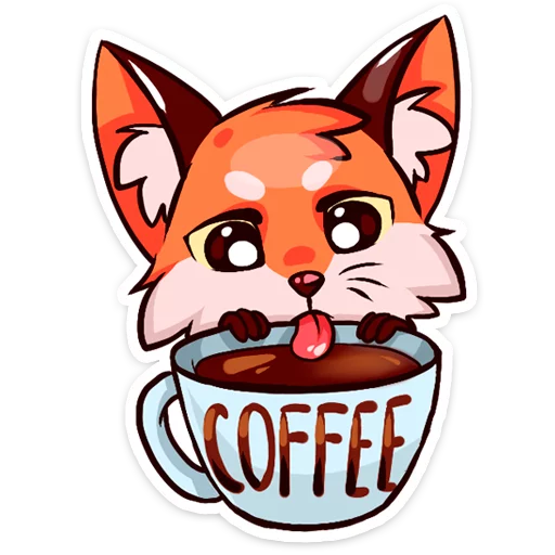 ☕ Стикер «Светленькая Паппи • Poppy Light» для Telegram
