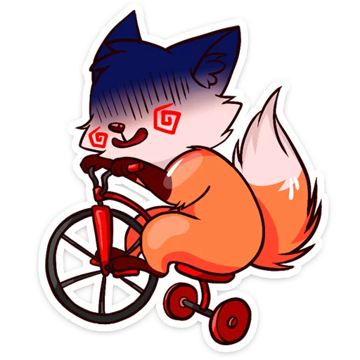 🚲 Стикер «Светленькая Паппи • Poppy Light» для Telegram