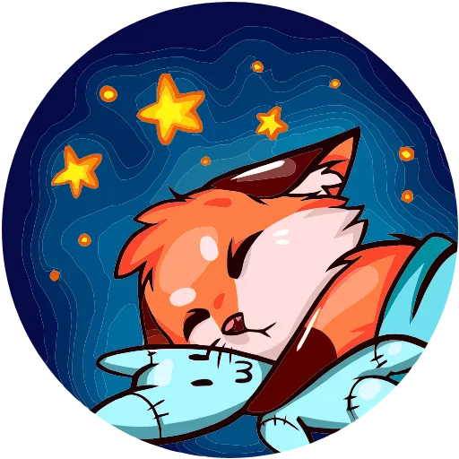 😴 Эмодзи «Праздничная Паппи» для Telegram