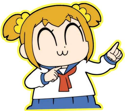 😍 Стикер «Pop Team Epic» для Telegram
