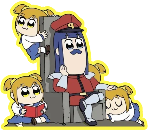 😍 Стикер «Pop Team Epic» для Telegram