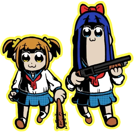 😍 Стикер «Pop Team Epic» для Telegram
