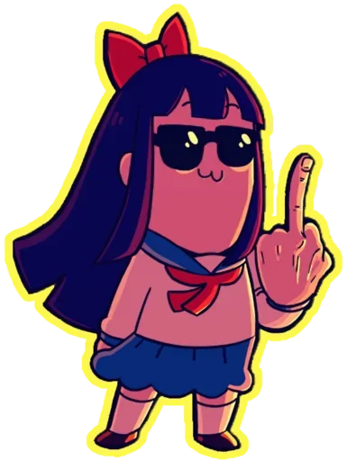😍 Стикер «Pop Team Epic» для Telegram