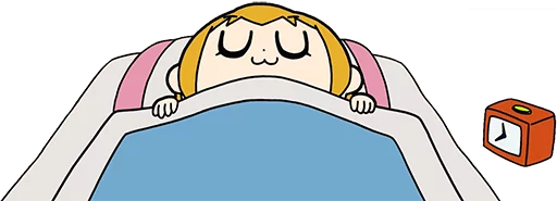 😴 Стикер «Pop Team Epic Anime» для Telegram