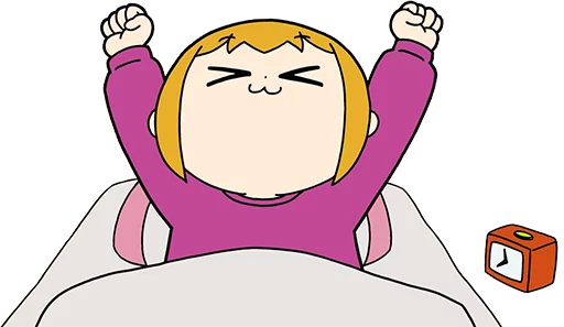 🌞 Стикер «Pop Team Epic Anime» для Telegram
