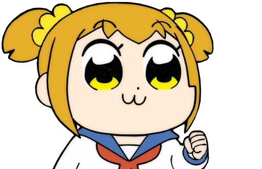 👍 Стикер «Pop Team Epic Anime» для Telegram