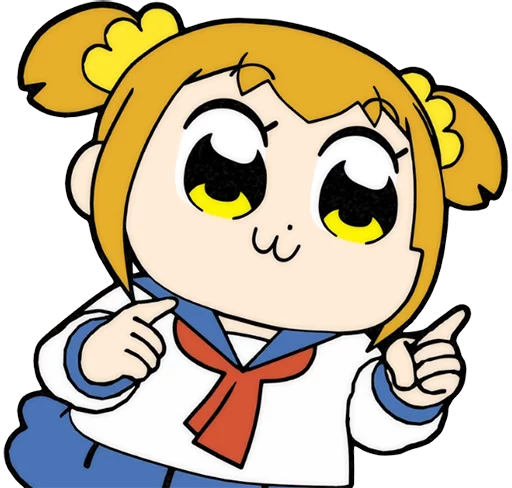 👉 Стикер «Pop Team Epic Anime» для Telegram