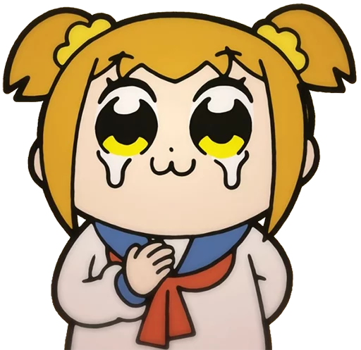 😂 Стикер «Pop Team Epic Anime» для Telegram