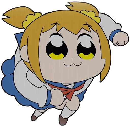 🏃 Стикер «Pop Team Epic Anime» для Telegram