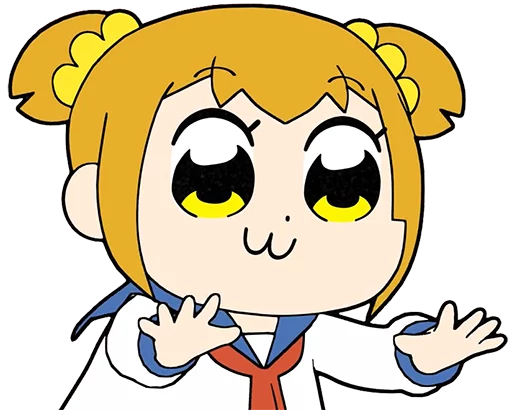 ✋️ Стикер «Pop Team Epic Anime» для Telegram
