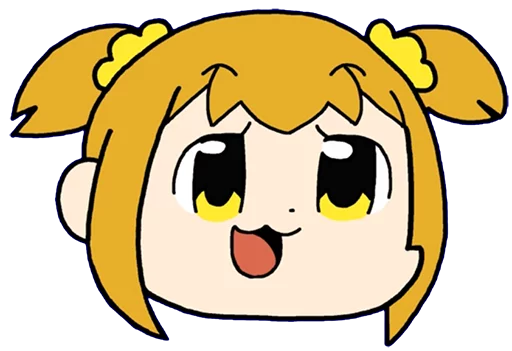😏 Стикер «Pop Team Epic Anime» для Telegram