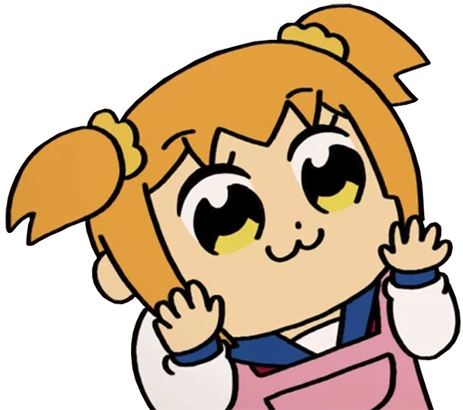 👐 Стикер «Pop Team Epic Anime» для Telegram