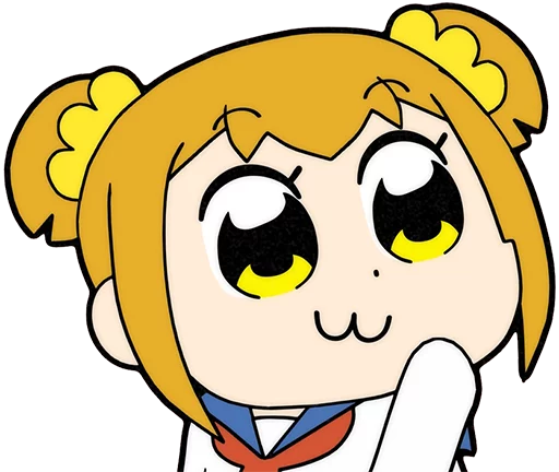 😘 Стикер «Pop Team Epic Anime» для Telegram