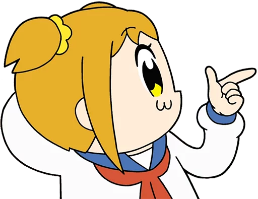👉 Стикер «Pop Team Epic Anime» для Telegram