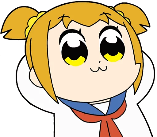 🙂 Стикер «Pop Team Epic Anime» для Telegram