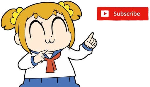👉 Стикер «Pop Team Epic Anime» для Telegram