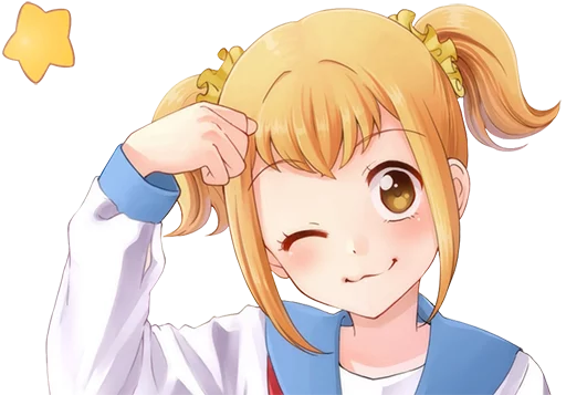 Стикерпак Pop Team Epic Anime для Telegram