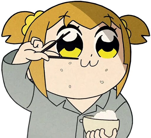 ✌️ Стикер «Pop Team Epic Anime» для Telegram