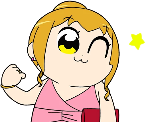 😉 Стикер «Pop Team Epic Anime» для Telegram