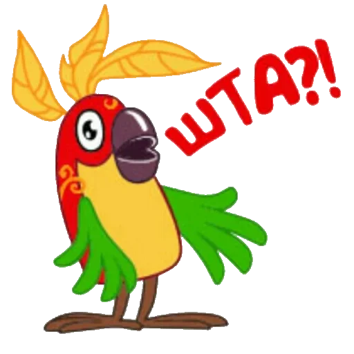 😴 Стикер «Parakeets» для Telegram