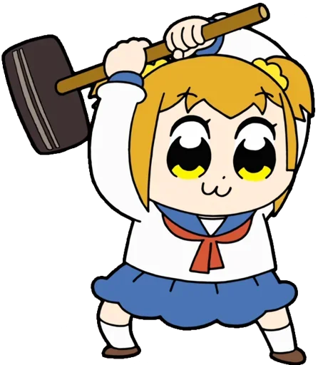 😍 Стикер «Popuko» для Telegram