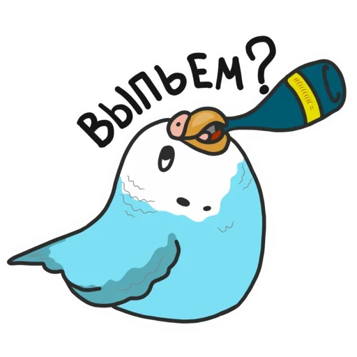 🤔 Стикер «Попугай Кеша» для Telegram
