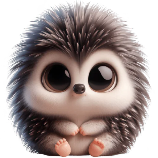 🥹 Стикер «Ежик милый» для Telegram