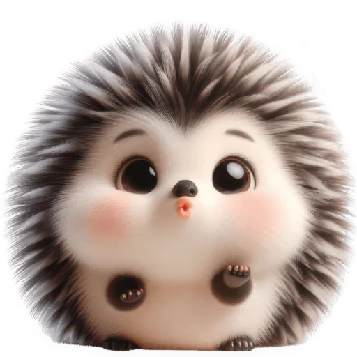 😘 Стикер «Ежик милый» для Telegram
