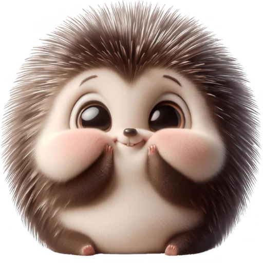 🥰 Стикер «Ежик милый» для Telegram