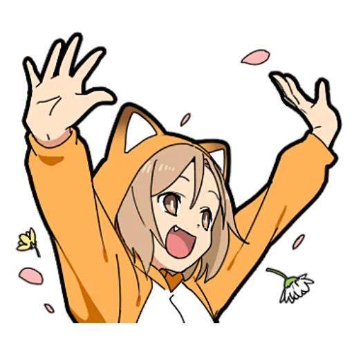 🥳 Стикер «Потерянный-Кун 2» для Telegram